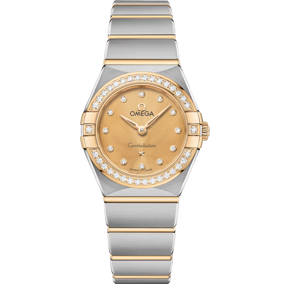 Omega Constellation Ladies' Selection 25mm steel �?yellow gold on steel �?yellow gold 131.25.25.60.58.001