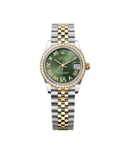Alternative view of Rolex Datejust m278383RBR-0015/0016 31mm Olive Green Dial Oyster Bracelet