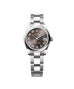 Rolex Datejust m278240-0015/0016 31mm  Dark Grey Roman Domed Bezel Oyster Oystersteel
