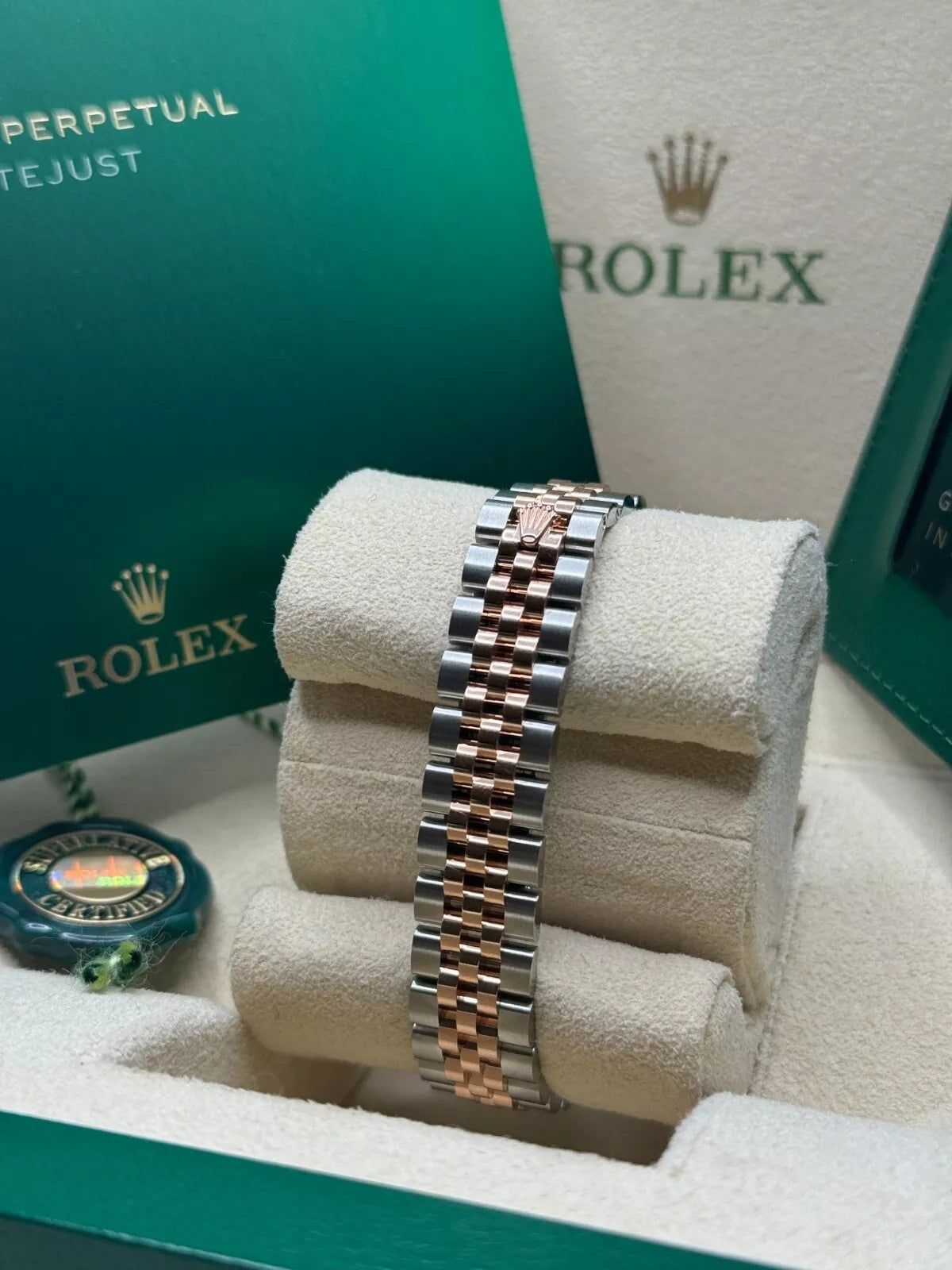 Rolex Lady-Datejust 28mm 279381RBR Chocolate Roman Dial Oyster Bracelet - Image 8