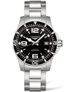 Longines Men's L3.742.4.56.6 Conquest Stainless Steel Watch