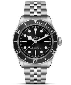 TUDOR Black Bay 41mm Black Dial & Bezel Men's Five-Link Bracelet Watch M7941A1A0NU-0003