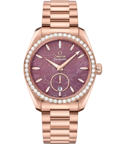 Omega Seamaster Aqua Terra 150M 38 mm Purple Dial Sedna�?18k Rose Gold Bracelet 220.55.38.20.99.001