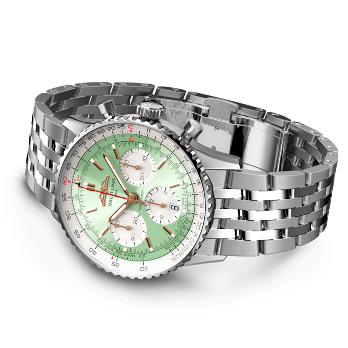 Breitling AB0139211L1A1 Navitimer B01 Blue Dial - Νew - Image 4