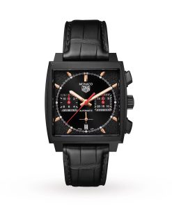 TAG Heuer Monaco Dark Lord 39mm Mens Watch CBL2180.FC6497