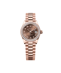 Alternative view of Rolex  Lady-Datejust 28mm 279135RBR Chocolate Roman Dial