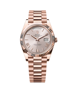 Rolex Day-Date President 40mm Everose Gold Sundust Roman Dial - 228235