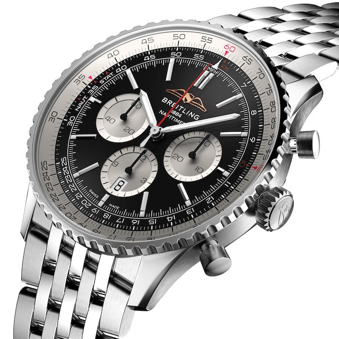 Breitling AB0137211B1A1 Navitimer B01 Black Dial - Νew - Image 2