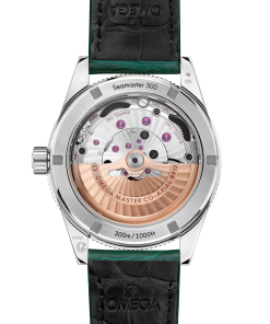 Alternative view of Omega Seamaster 300 41mm Green Dial Platinum Strap 234.93.41.21.99.001