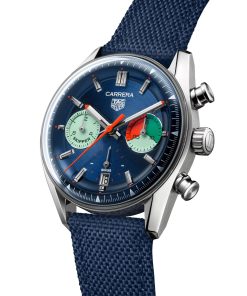 Alternative view of TAG Heuer Carrera Chronograph Skipper 39mm Mens Watch Blue CBS2213.FN6002