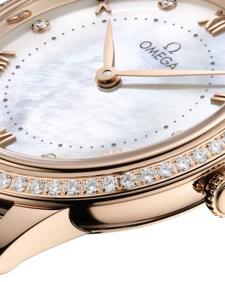 Omega De Ville Prestige 30mm White Dial with Diamonds Sedna�?18k Rose Gold Strap 434.58.30.60.55.001 - Image 3