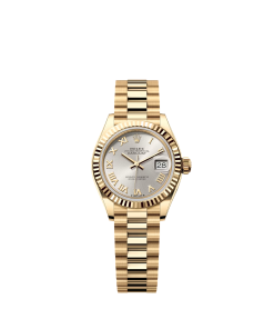 Alternative view of Rolex Lady-Datejust 28mm 279178 Silver Roman Dial