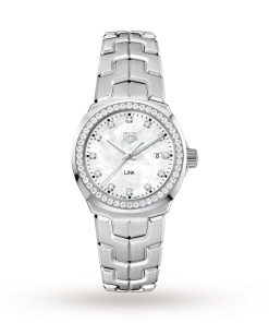 TAG Heuer Link Date Diamond Bezel Ladies Watch 32mm WBC1316.BA0600