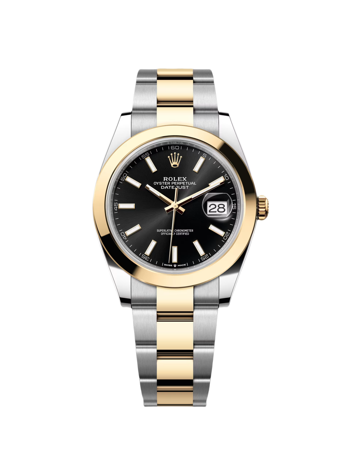 Rolex Datejust 41mm 126303 Black Index Jubilee 41mm Steel and Yellow Gold Mens Watch - Image 5