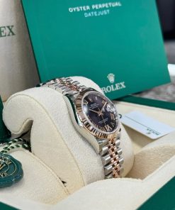 Alternative view of Rolex Datejust m278271-0019/0020 Aubergine 31mm Dial Oyster Bracelet Watch