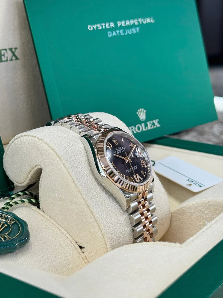 Rolex Datejust m278271-0019/0020 Aubergine 31mm Dial Oyster Bracelet Watch - Image 2
