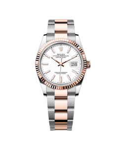 Alternative view of Rolex  Datejust 36mm 126231 White Dial Jubilee Bracelet