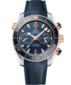 Omega Seamaster Planet Ocean 600M 45.5mm Blue Dial Stainless Steel and Sedna�?18k Rose Gold Strap 215.23.46.51.03.001