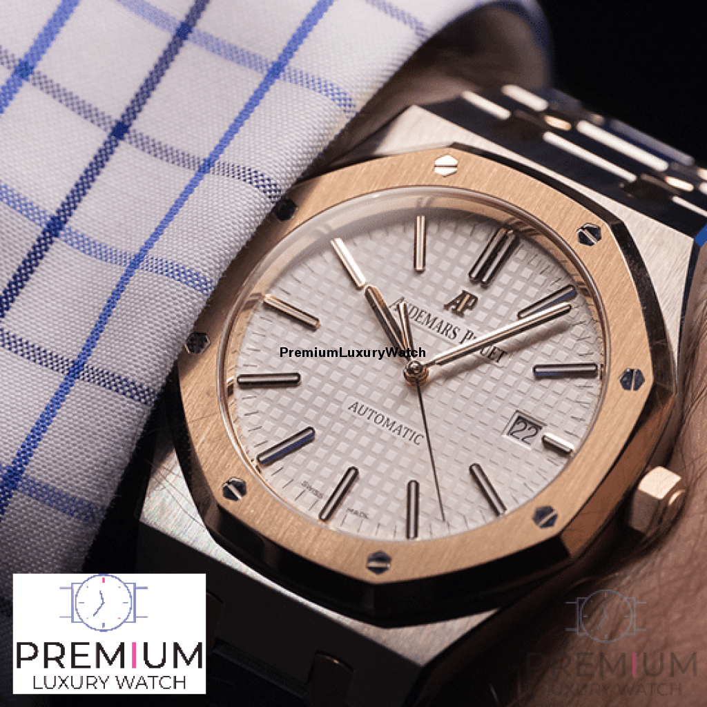 Audemars piguet Royal Oak Selfwinding 41mm Steel and Rose Gold Selfwinding - Image 6
