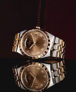 Alternative view of TUDOR Royal Date/Day 41mm S&G Brown Roman Dial Automatic Watch M28603-0007