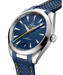 Alternative view of OMEGA Seamaster Aqua Terra 41mm Blue Dial Stainless Steel Strap 220.12.41.21.03.009