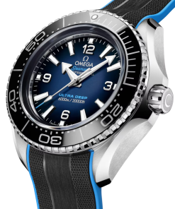 Alternative view of Omega Seamaster Planet Ocean 6000m Ultra Deep Blue Dial 45.5mm on Strap 215.32.46.21.03.001