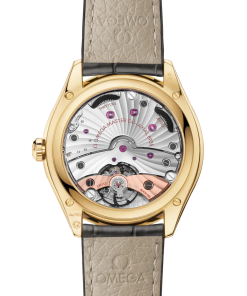 Alternative view of Omega De Ville Trésor 40mm Silver Dial 18k Yellow Gold Strap 435.53.40.22.02.001