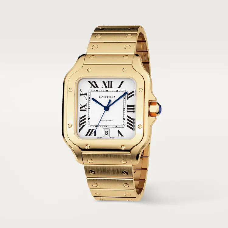 Cartier SANTOS Gold 39.8mm - Image 2