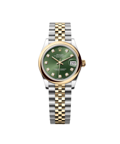 Rolex Datejust m278243-0029/0030 31mm Olive Green Dial Yellow Rolesor Oyster Watch