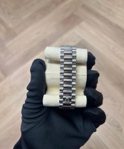 Alternative view of Rolex Day-Date 40mm 228396TBR-0027 Meteoriate Baguette Diamond Dial and Bezel Watch