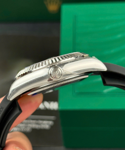 Alternative view of Rolex  Sky-Dweller 42mm White Gold Black Dial Oysterflex - 336239