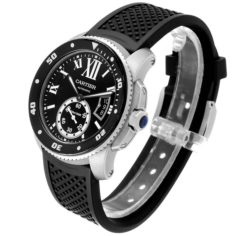 Cartier Calibre Diver Black Rubber 42mm - Image 2