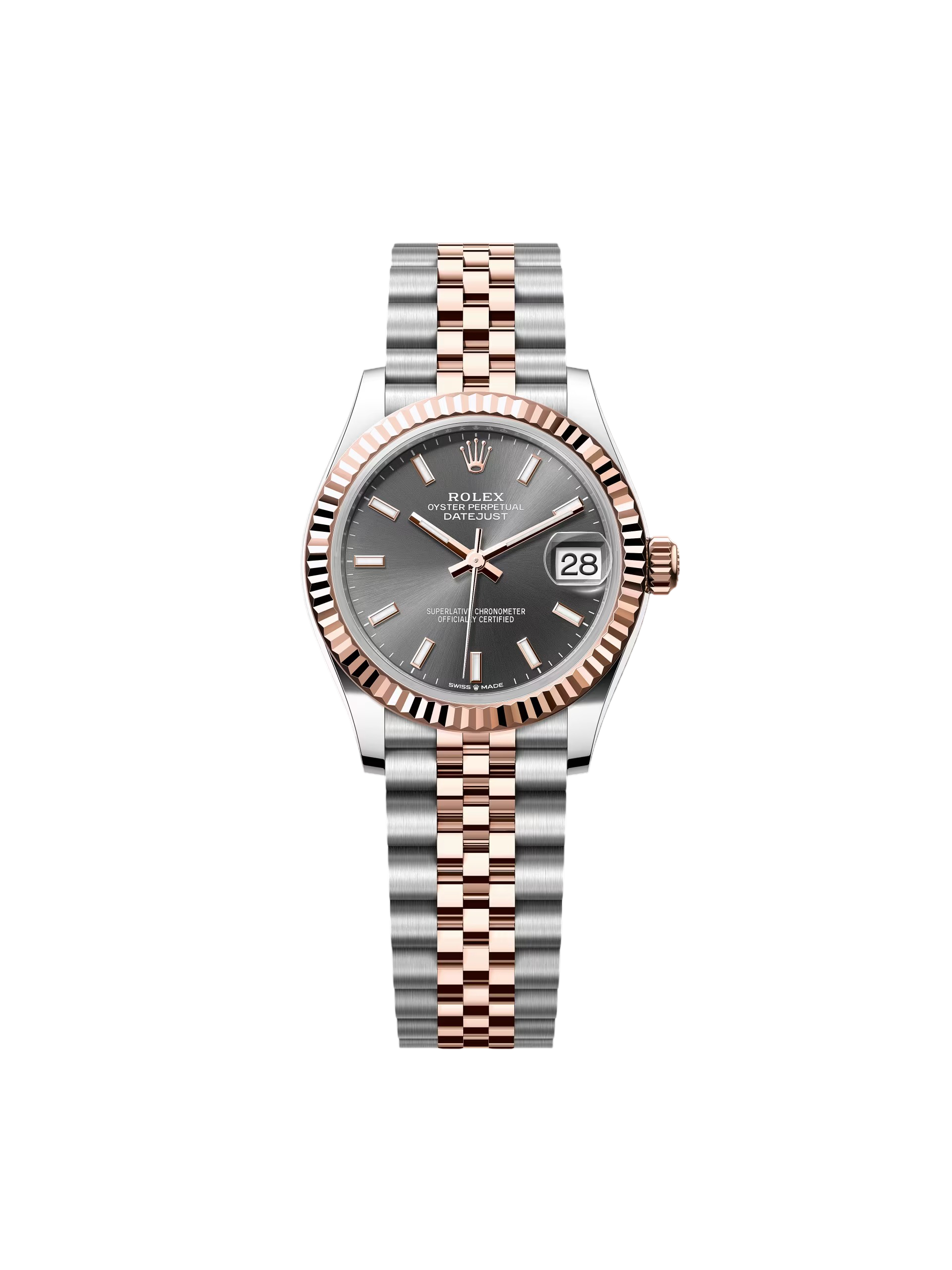 Rolex Datejust m278271-0017/0018 Slate 31mm Dial Oyster Bracelet Watch - Image 2