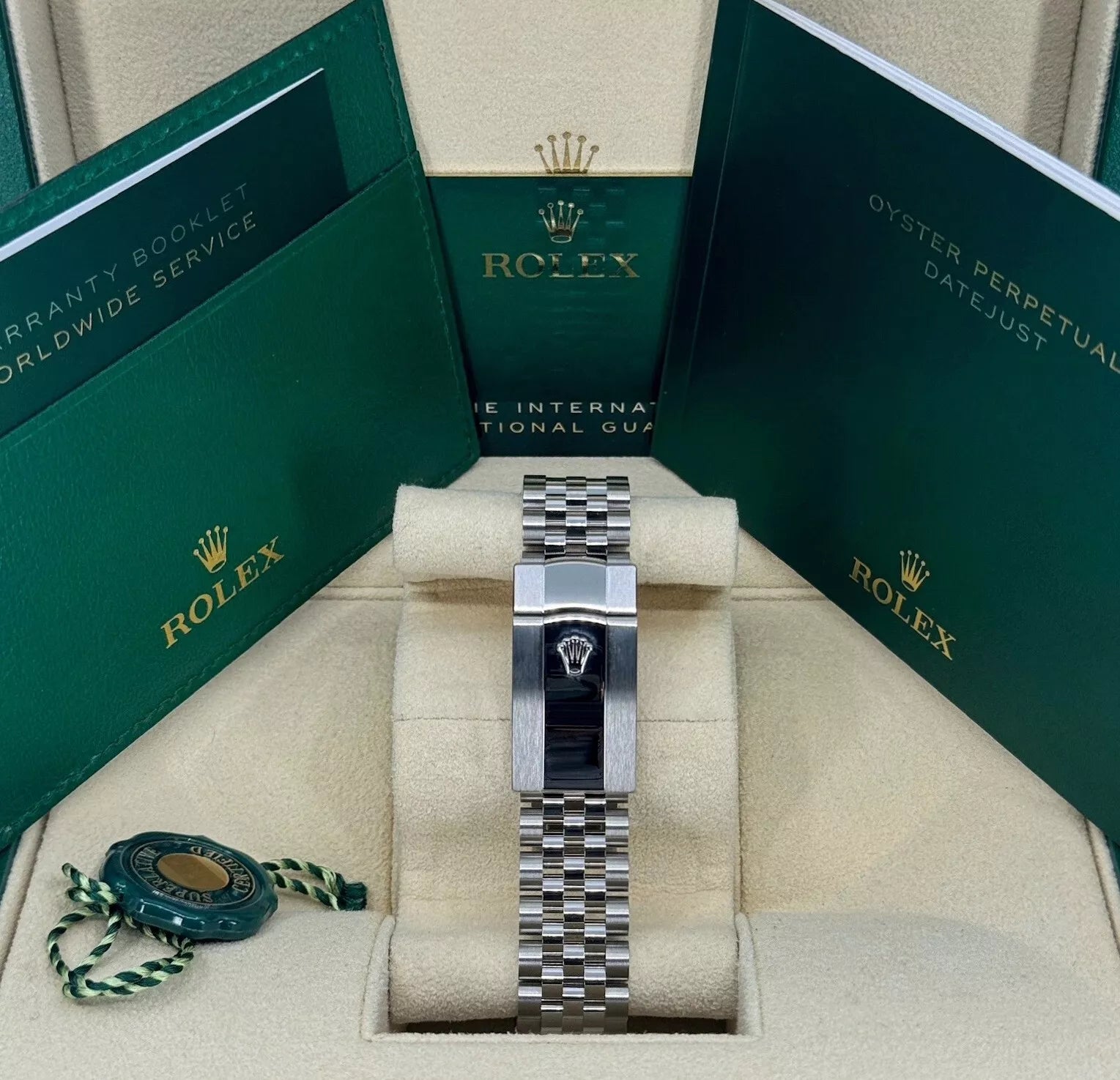 Rolex Datejust 41mm 126300 Blue Index Jubilee Stainless Steel Men’s Watch - Image 12