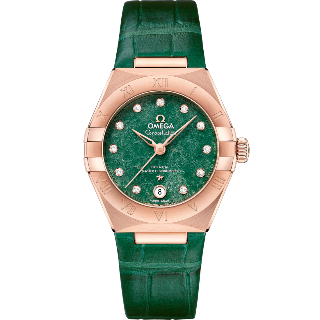 Omega Constellation Ladies' Selection 29mm Sedna�?gold on leather strap 131.53.29.20.99.002