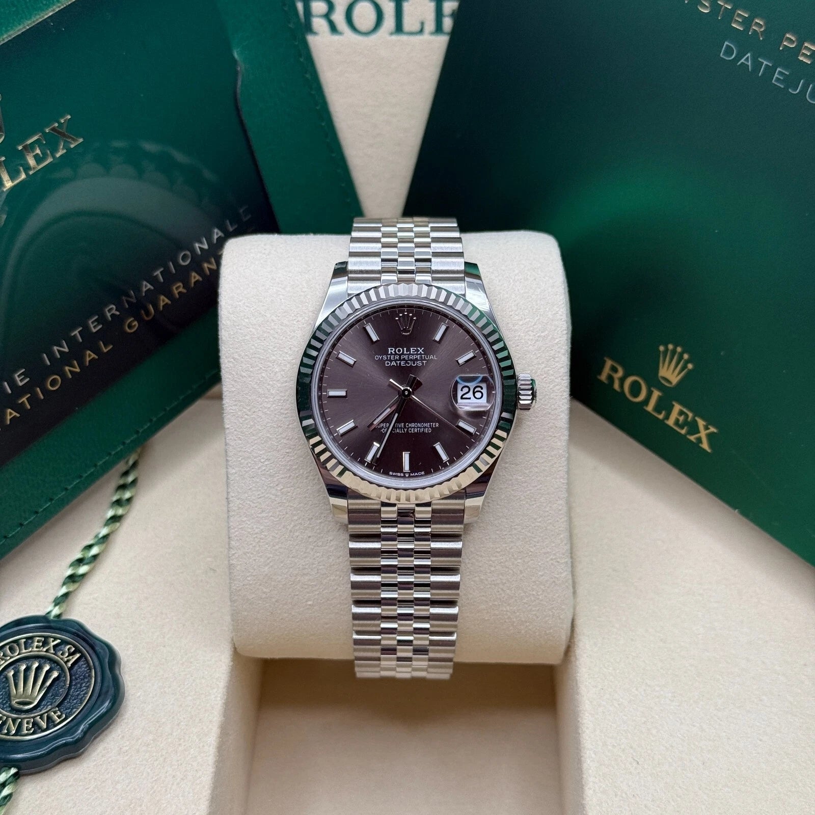 Rolex Datejust m278274-0015/0016 Dark Grey Dial 31mm Oyster Bracelet - Image 9