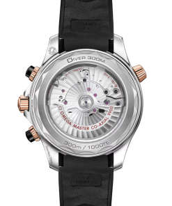 Alternative view of Omega Seamaster Diver 300M 44mm Black Dial Stainless Steel and Sedna�?18k Rose Gold Strap 210.22.44.51.01.001