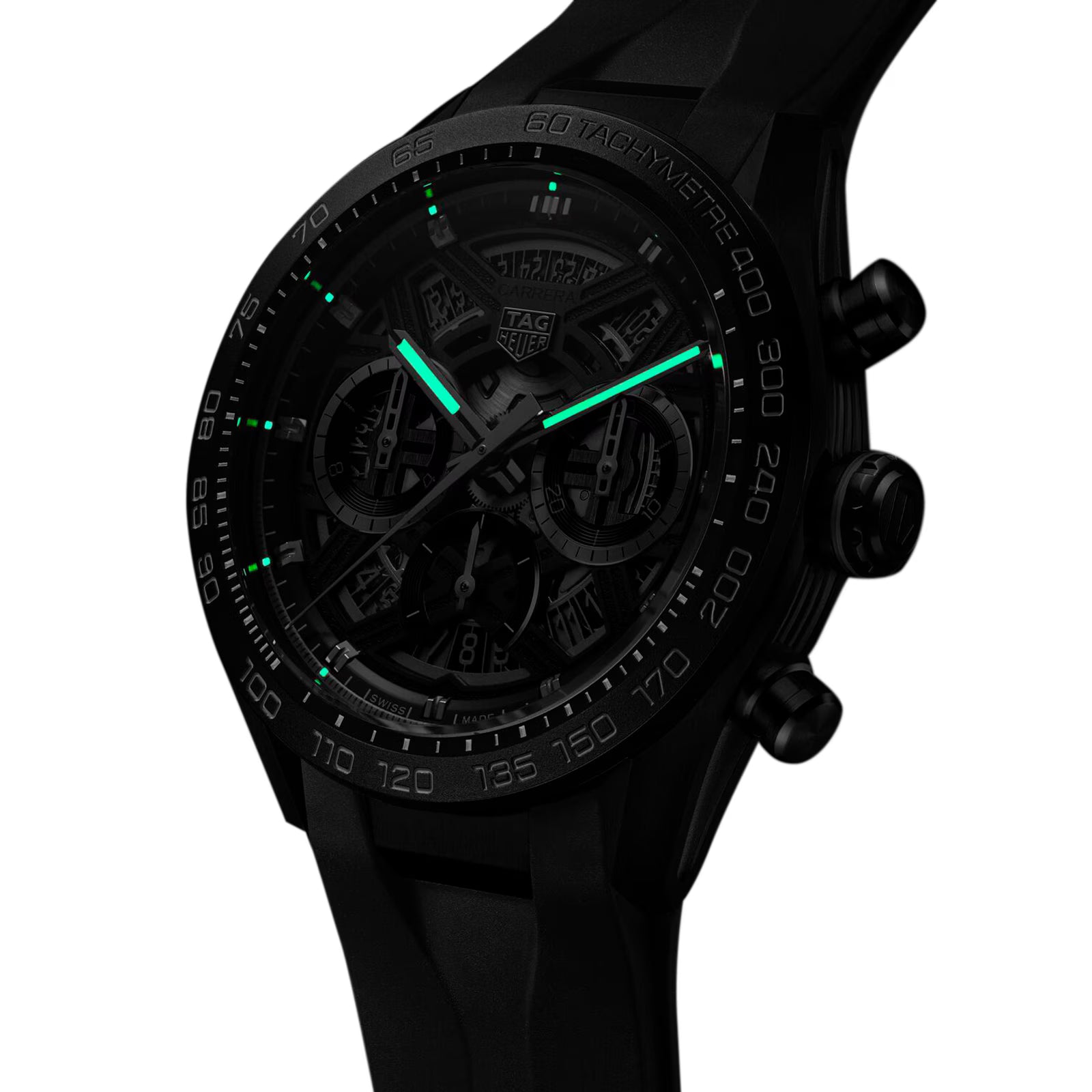 TAG Heuer Carrera Chronograph Extreme Sport 44mm Mens Watch Black CBU2080.FT6272 - Image 6