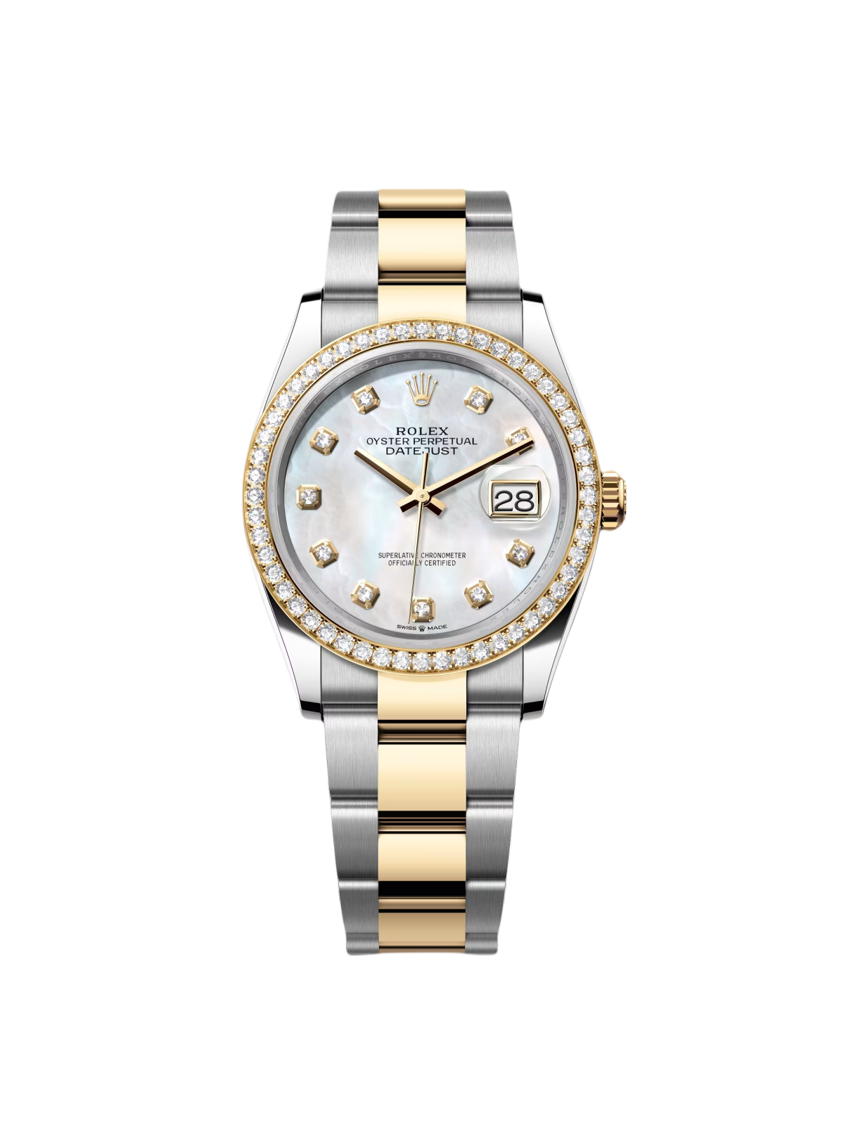 Rolex Datejust 36mm 126283 White Mother-of-Pearl Dial Jubilee Bracelet Watch - Image 15