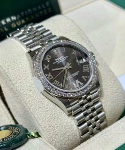 Alternative view of Rolex Datejust m278384RBR-0031/0032 Dark Grey 31mm Dial Oyster Watch