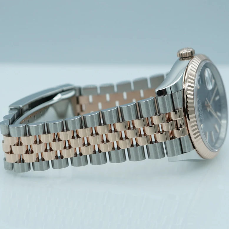 Rolex Datejust 36mm 126231 Slate/Gray Dial Oystersteel and 18K Rose gold Oyster Bracelet - Image 8