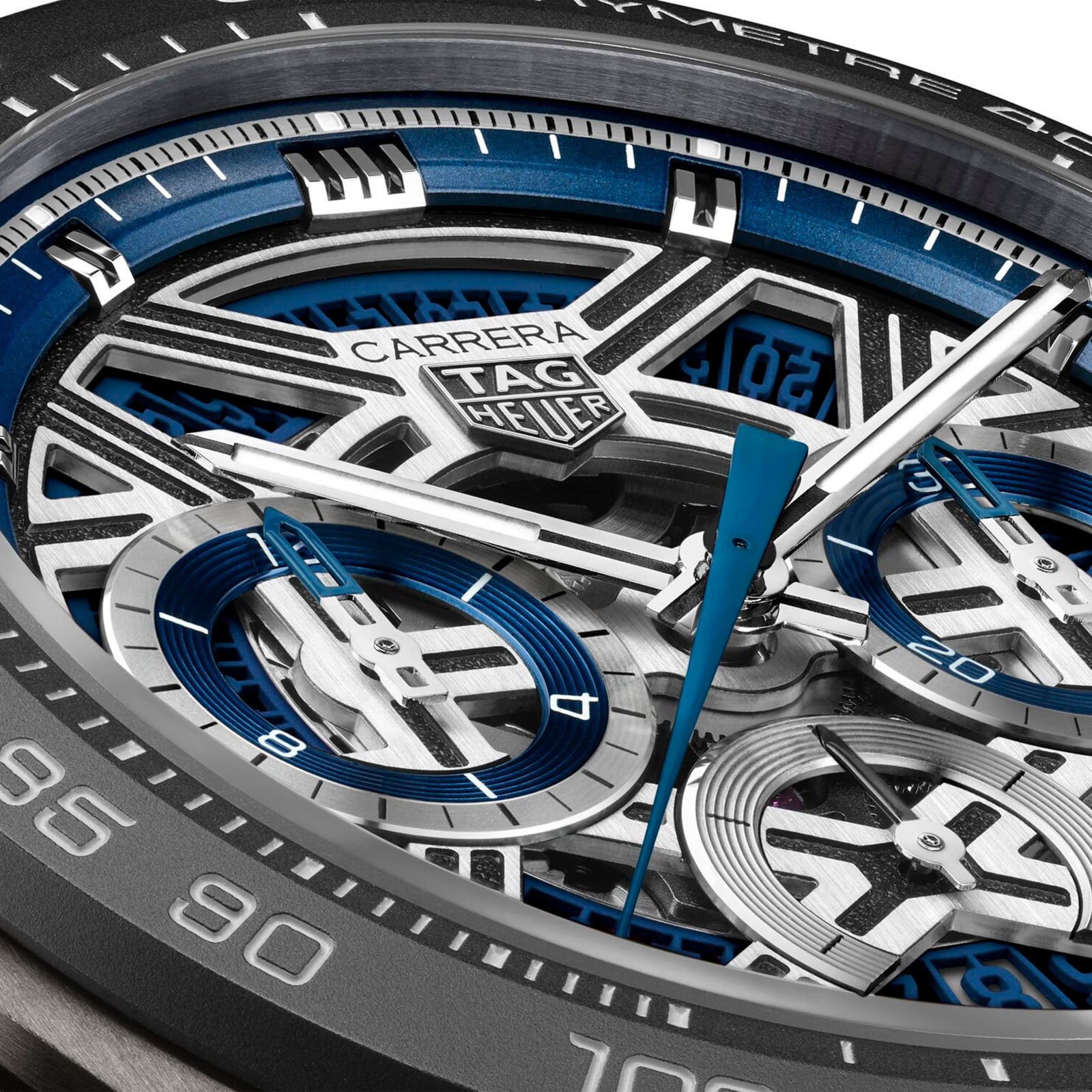 TAG Heuer Carrera Chronograph Extreme Sport 44mm Mens Watch Blue CBU2081.FT6274 - Image 5
