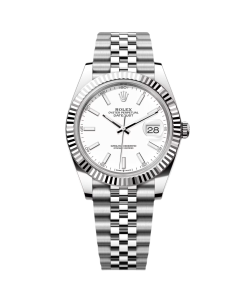 Rolex  Datejust 41mm  White Index Oyster Stainless Steel Men’s Watch - 126334