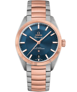 Omega Constellation Globemaster 39mm Blue Dial Steel �?Sedna�?18k Rose Gold and Stainless Steel Bracelet 130.20.39.21.03.001