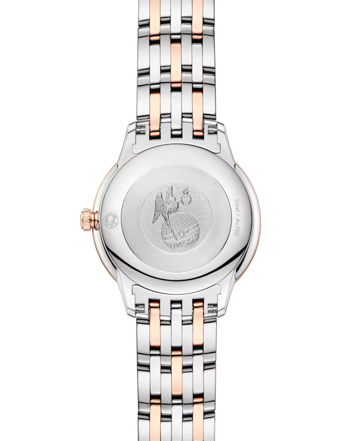 Omega De Ville Prestige 27.5 mm Silver Dial 18k Yellow Gold Bracelet 434.20.28.60.02.001 - Image 2