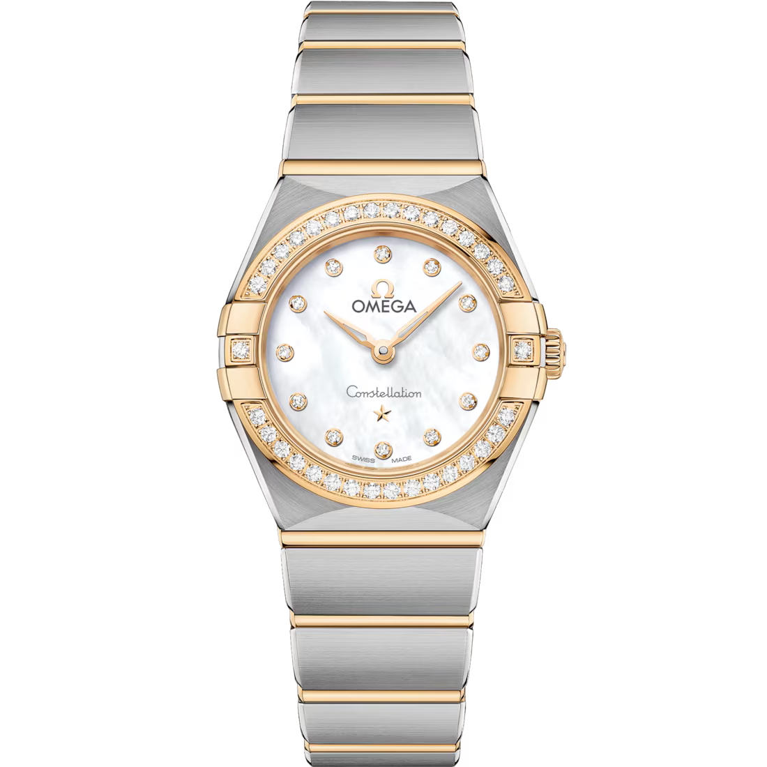 Omega Constellation Ladies' Selection 25mm steel �?yellow gold on steel �?yellow gold 131.25.25.60.55.002