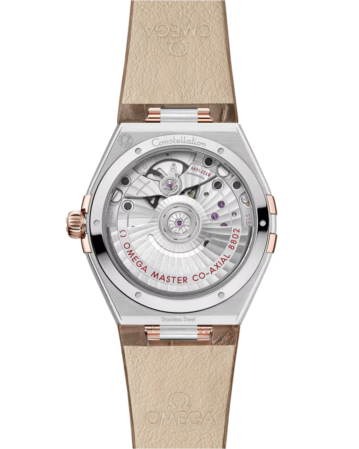 Omega Constellation 34mm Brown Dial with Diamonds Stainless Steel Sedna�?18k Rose Gold Strap 131.23.34.20.63.001 - Image 2