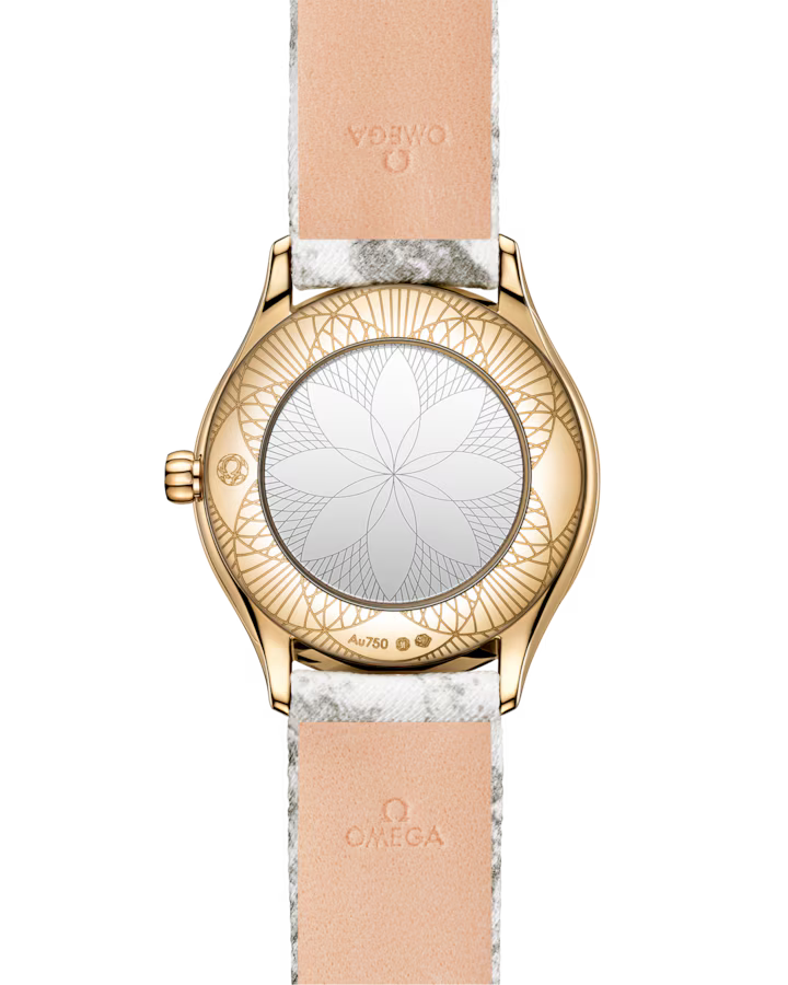 Omega De Ville Mini Trésor 26mm White Dial with Diamonds Moonshine�?18k Rose Gold Strap 428.57.26.60.04.002 - Image 2