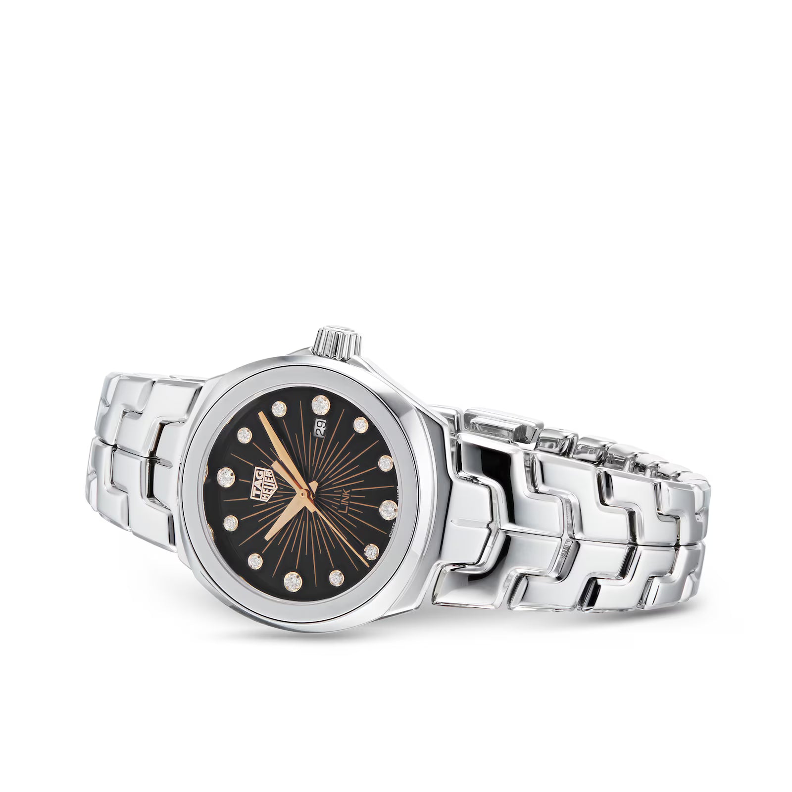 TAG Heuer Link Quartz 32mm Ladies Watch WBC131F.BA0649 - Image 4