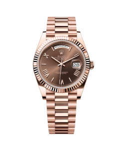 Rolex  Day-Date President 40mm Everose Gold Chocolate Roman Dial - 228235